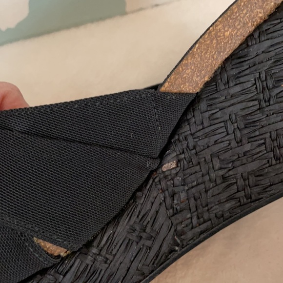 Donald Pliner Bridley Black platform sandal sz 10 - Picture 5 of 13